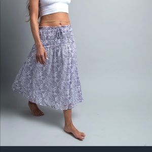 Floral Midi Skirt